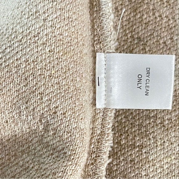 For Cynthia Beige Wool Blend Large‎ Long Collar Open Cardigan - Picture 7 of 7